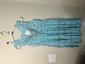 53. Sleeveless Turquoise Ananta Dress